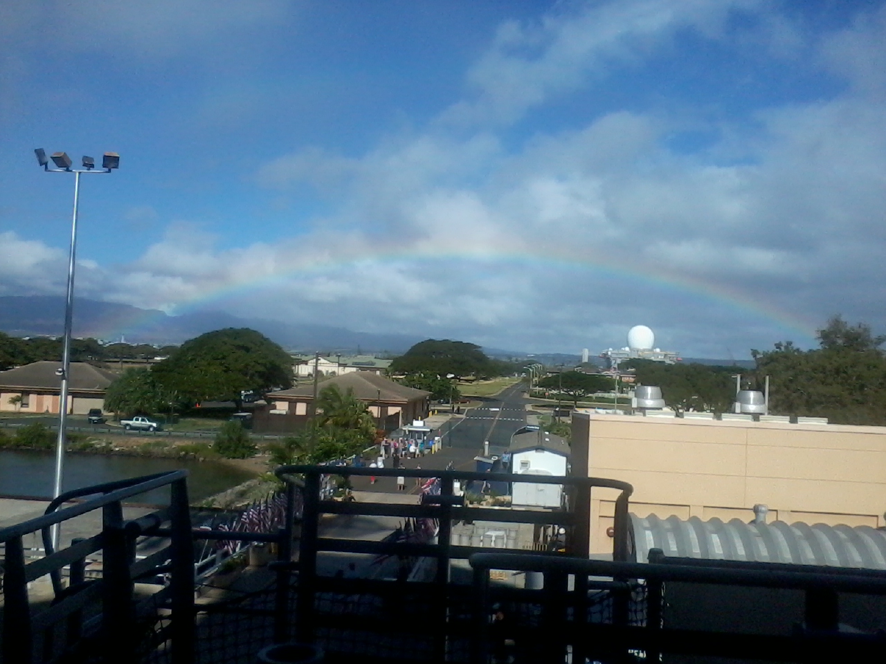 Hawaii trip sees a rainbow