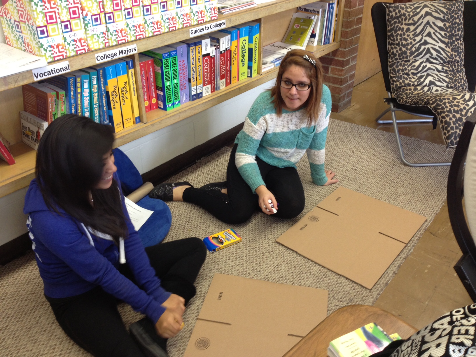 Coloring boxes and cards for Phil's Friends