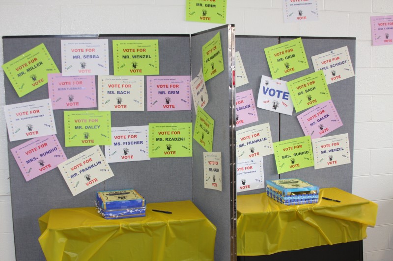 Scholarship voting booth