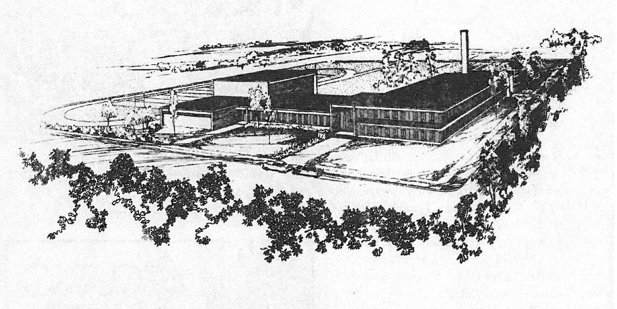 Architectural drawings of LHSN 1952