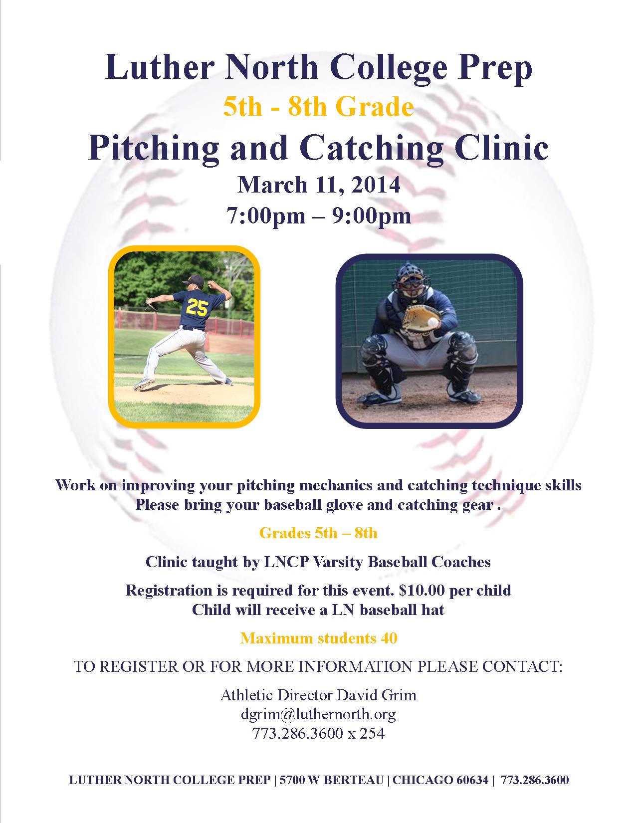 Pitching Catching Clinic