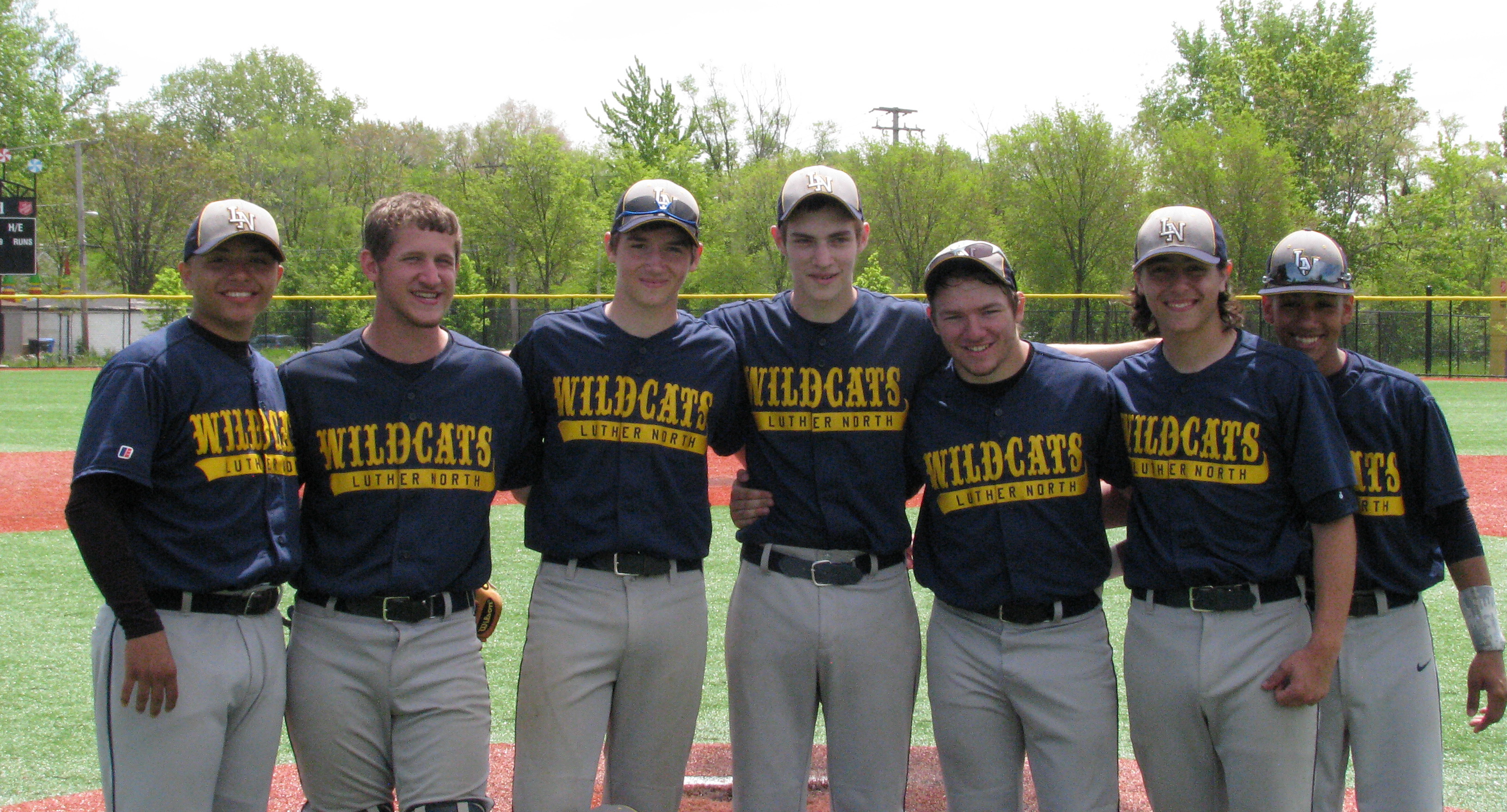 all conference baseball team Luther North College Prep