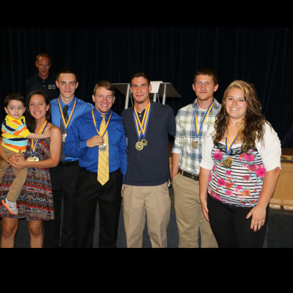 Earned four varsity letters in a Sport