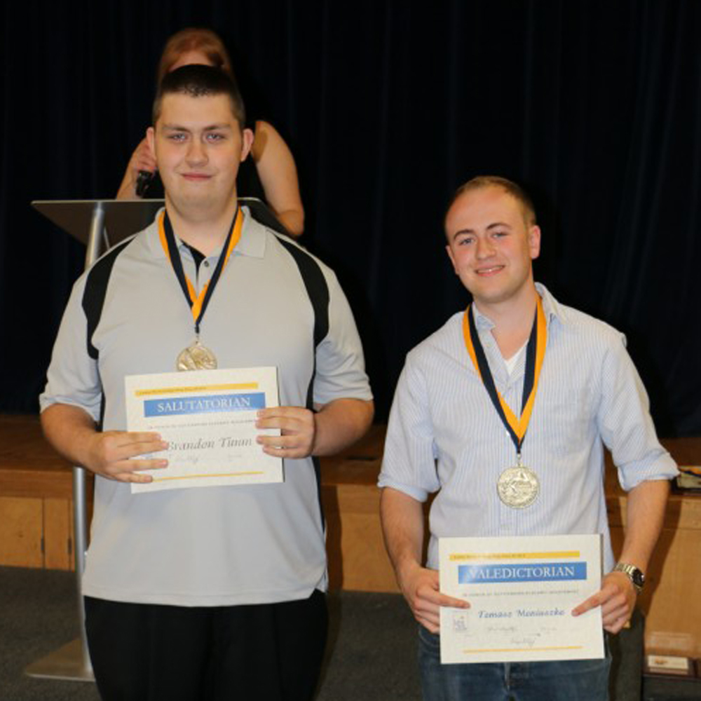 Salutatorian and Valedictorian