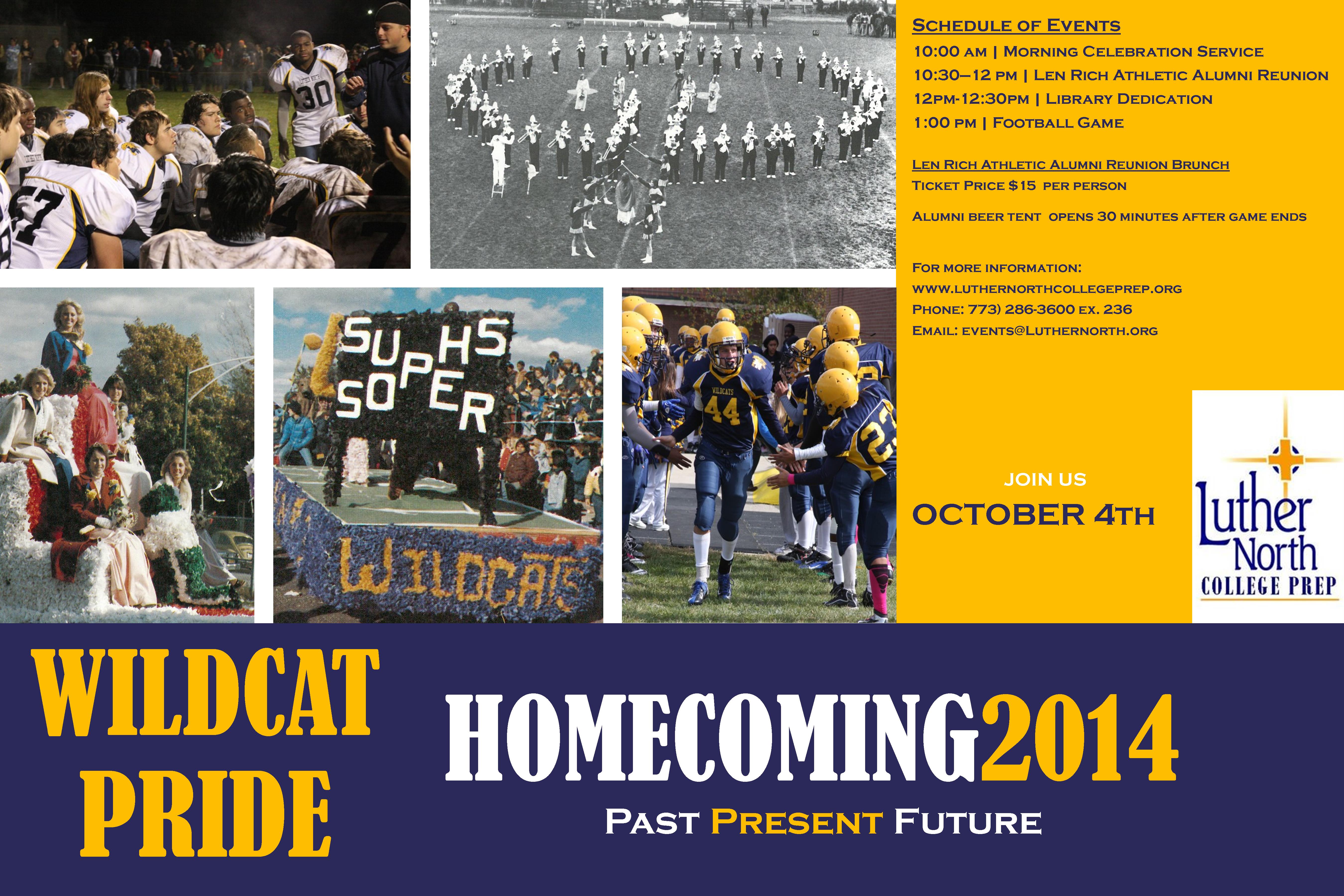 Check out what's coming up for Homecoming!