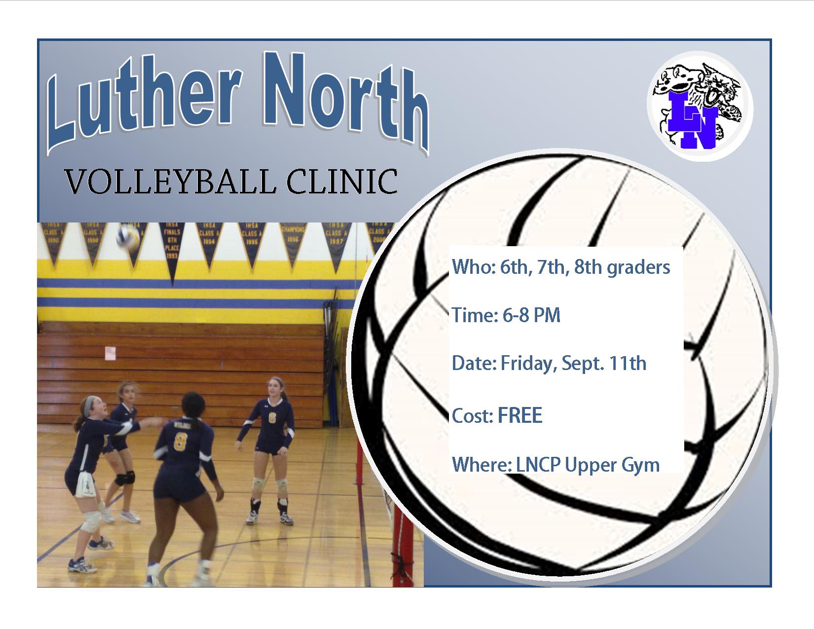 Volleyball Clinic Flyer