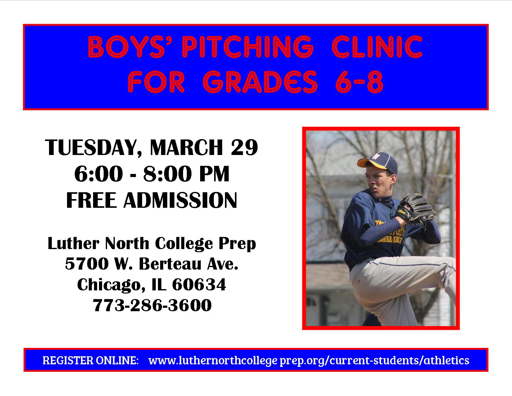 Pitching Clinic poster
